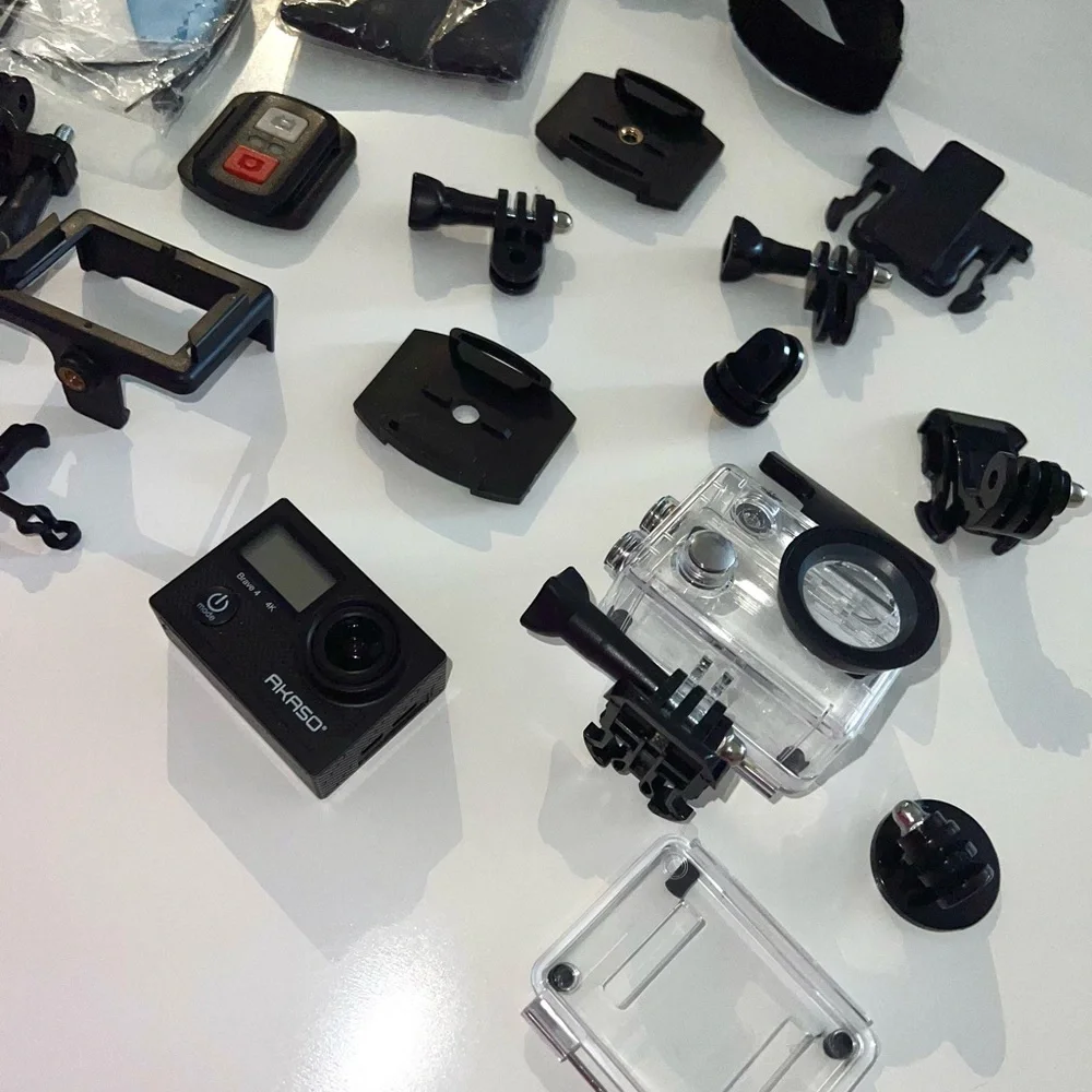 AKASO Brave 4 4K 20MP WiFi Action Camera Ultra HD with EIS 30m Waterproof Camera